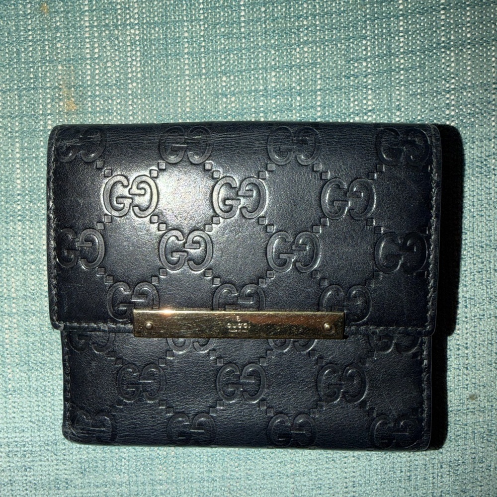 Gucci Black Leather Wallet